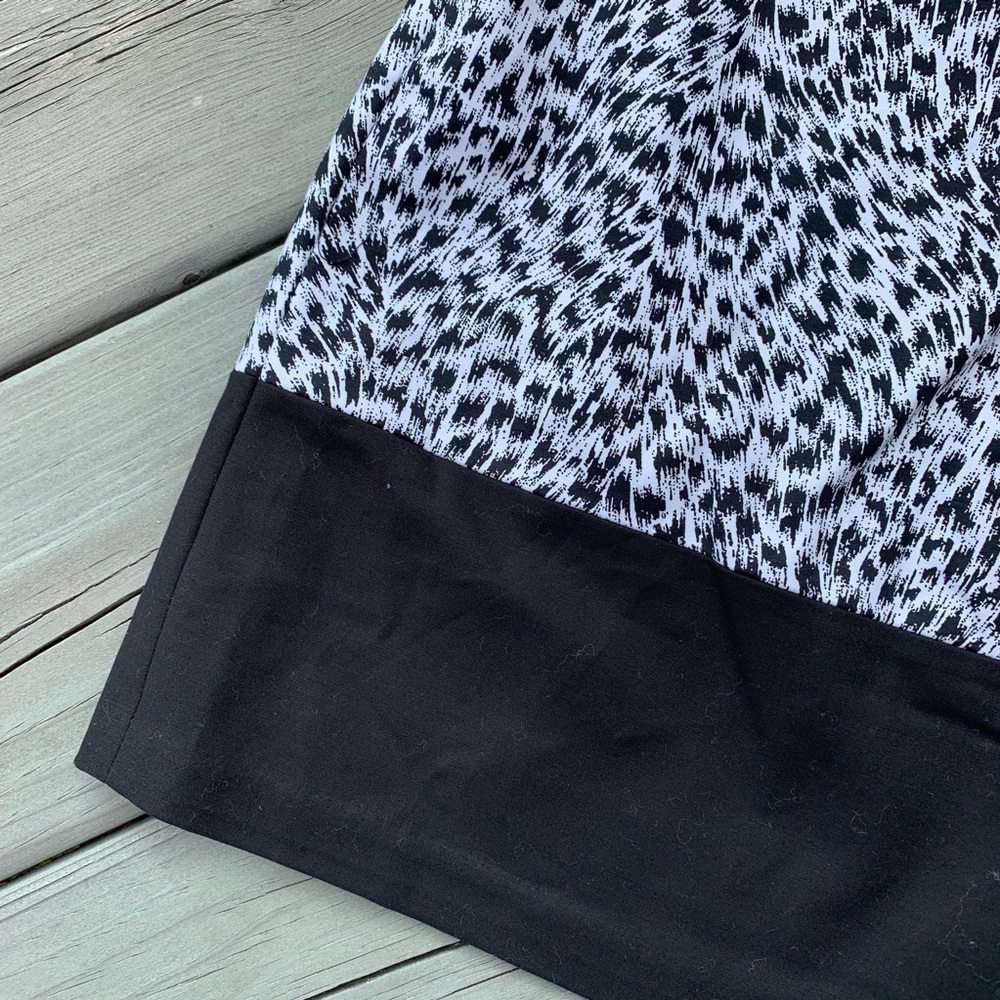NWT MK Michael Kors Colorblock Print Miniskirt 2 - Picture 4 of 8
